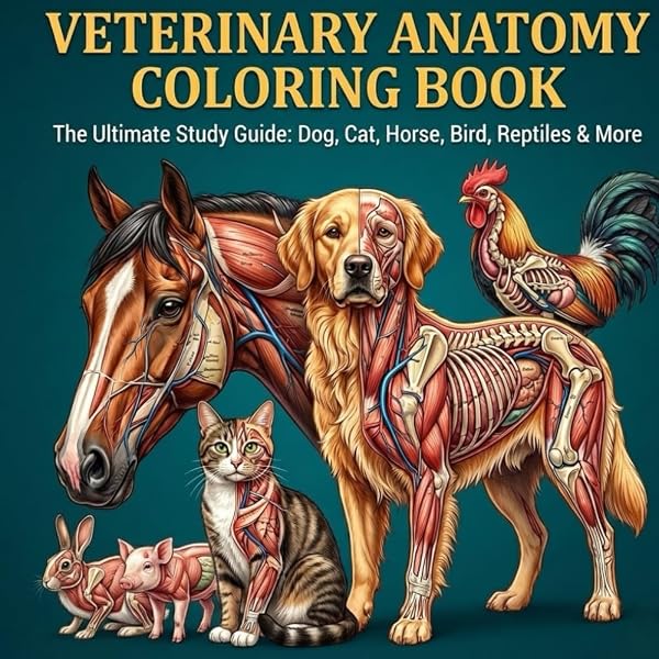 Amazon.com: Veterinary Anatomy Made Easy: Animals Physiology Self
